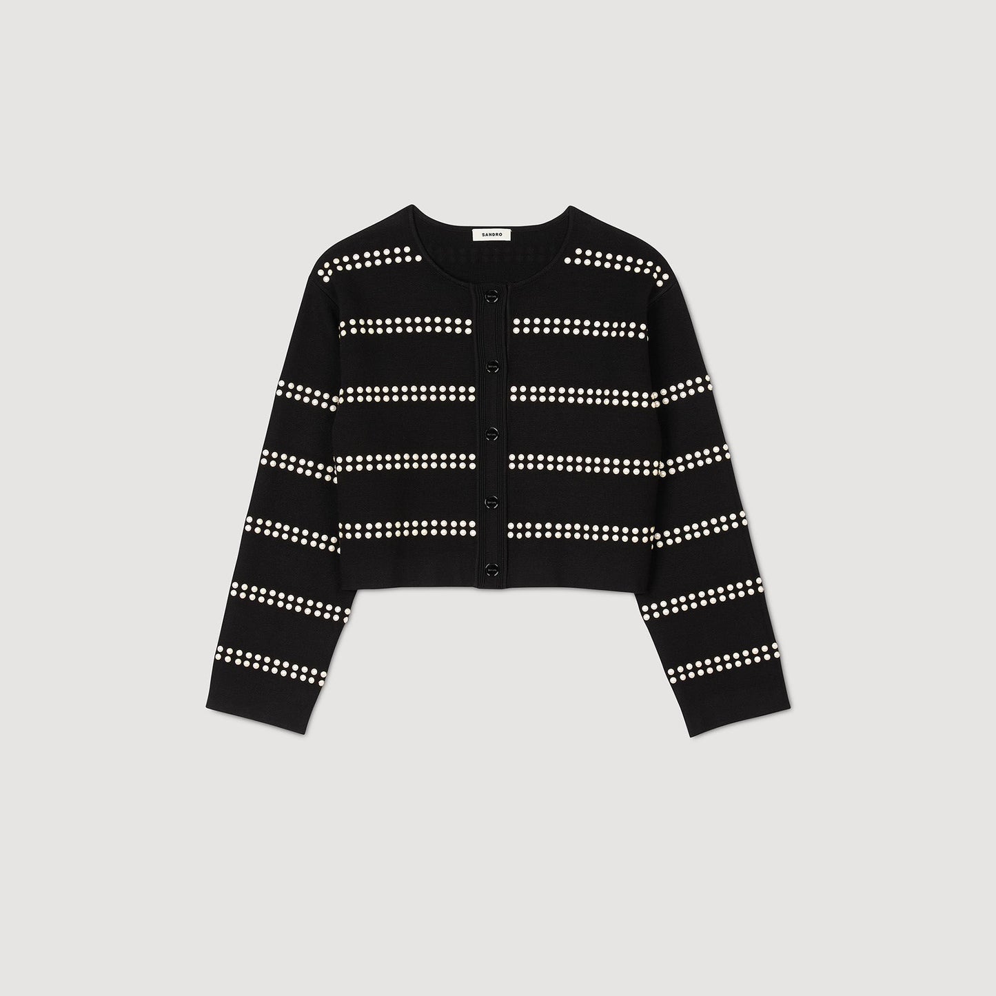 Sandro Studded cardigan Black