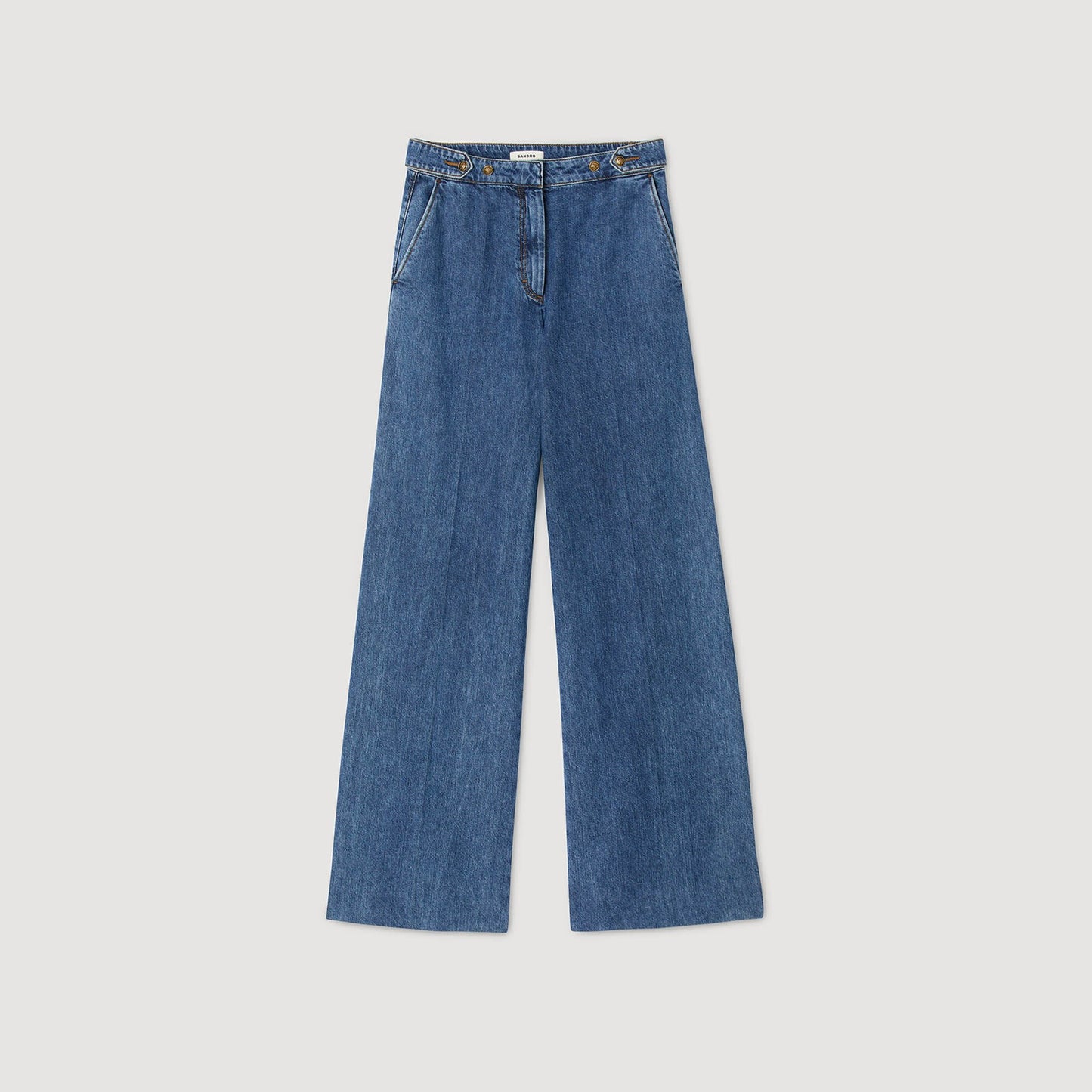 Sandro Wide-leg jeans Blue Jean