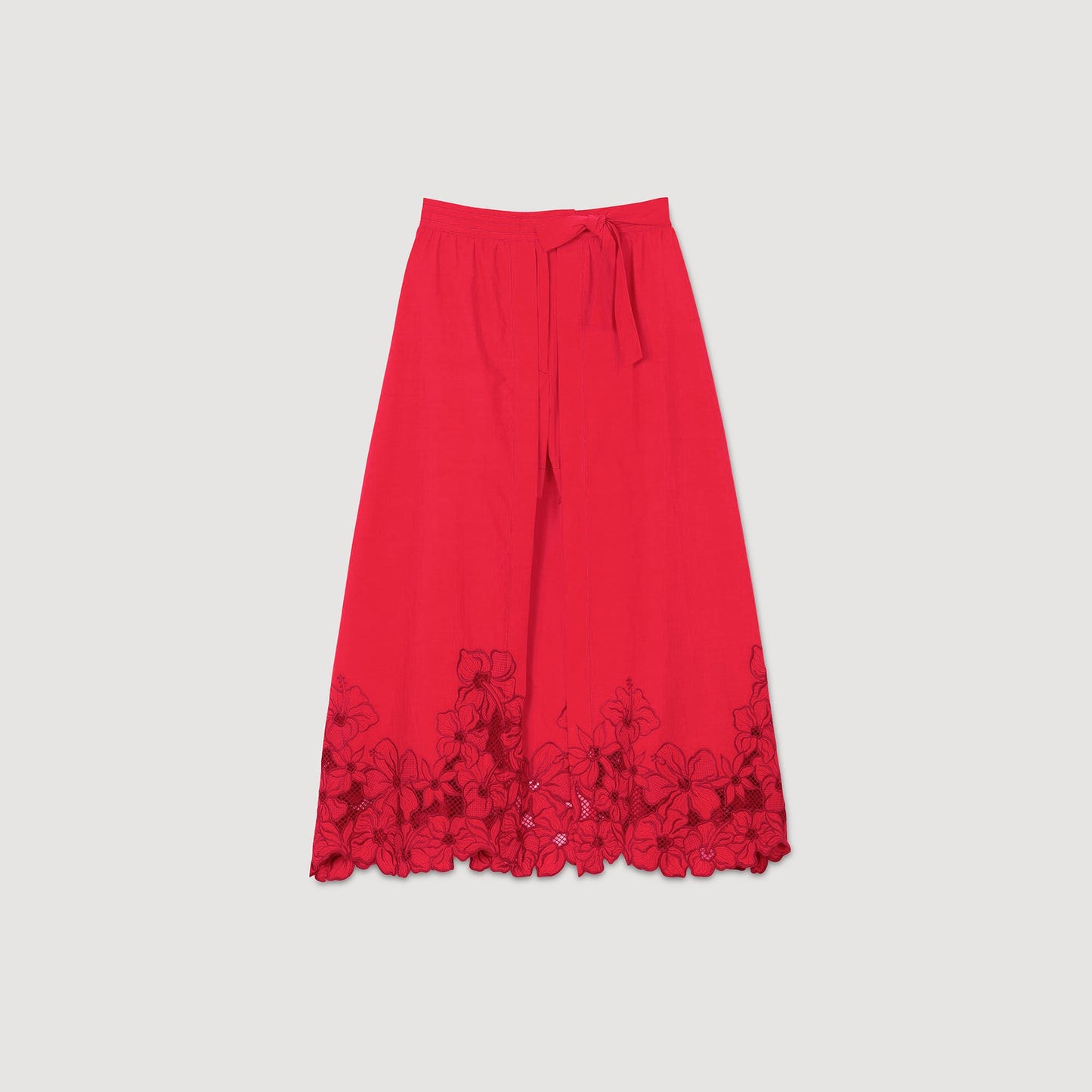 Sandro Floral skort Red