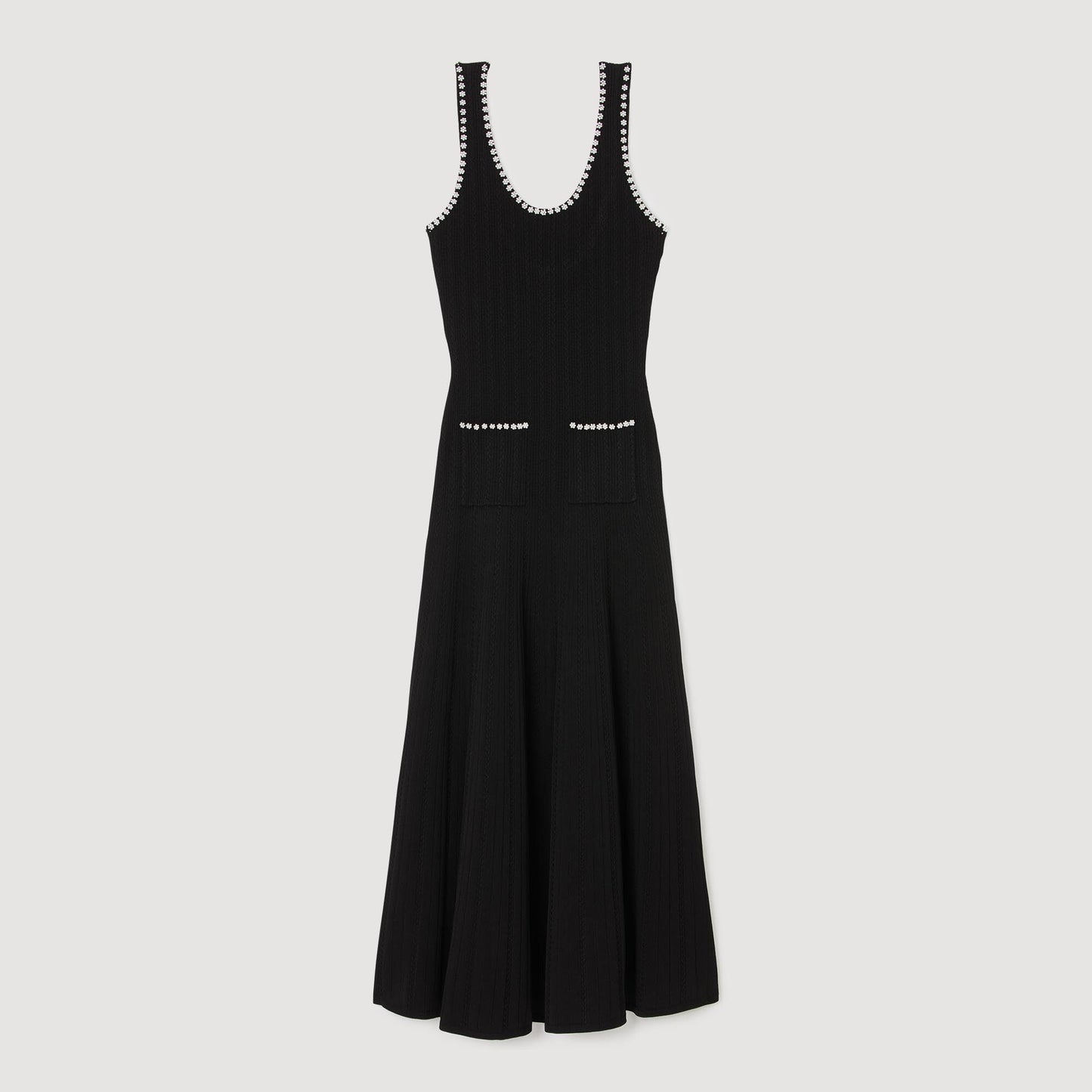 Sandro Beaded dress Black