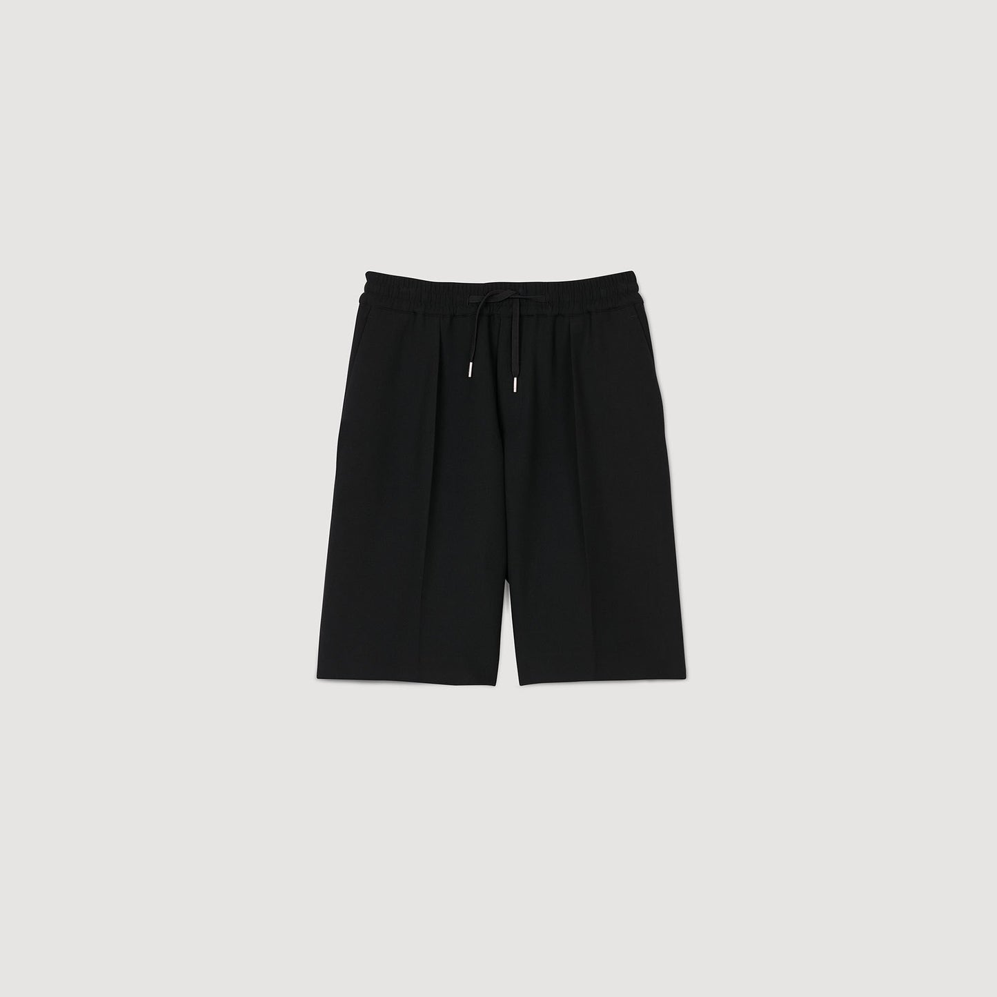 Sandro Jersey Bermuda shorts Black