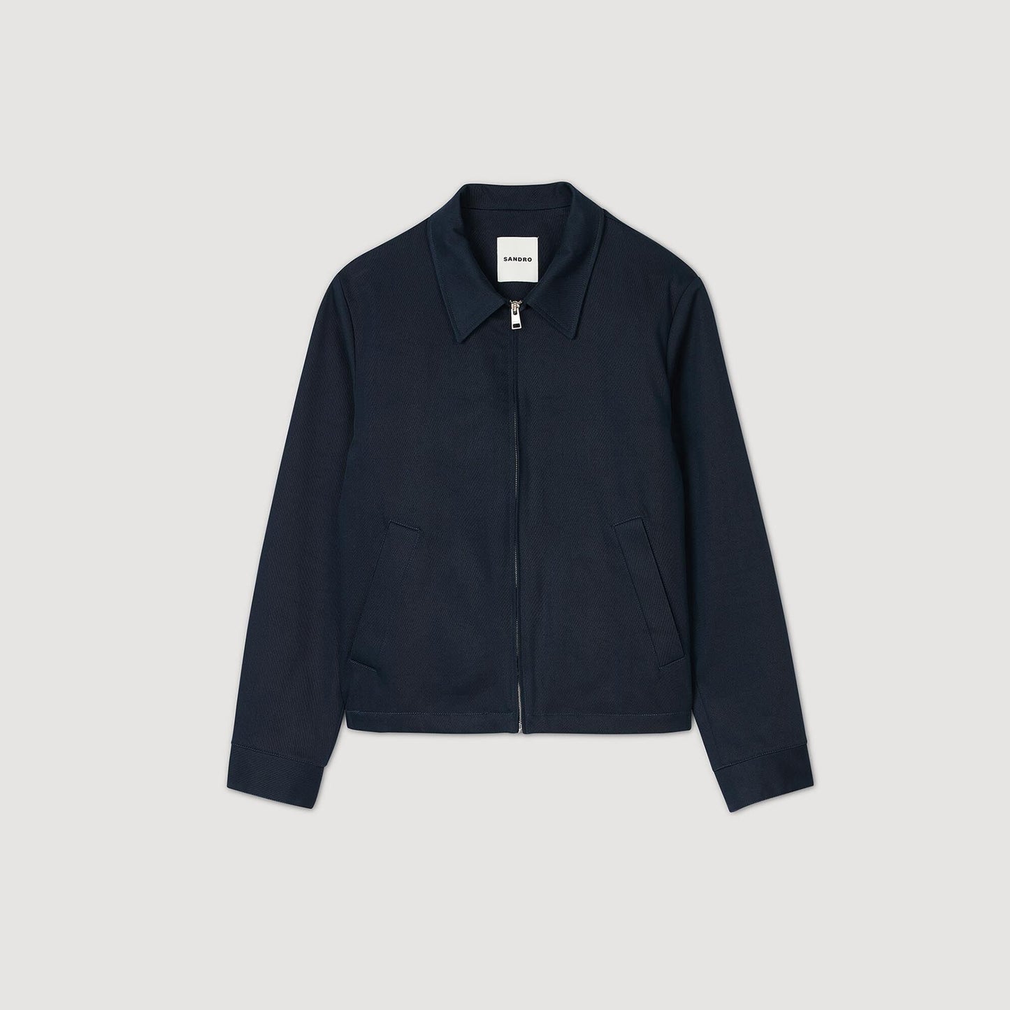 Sandro Cotton jacket Navy Blue