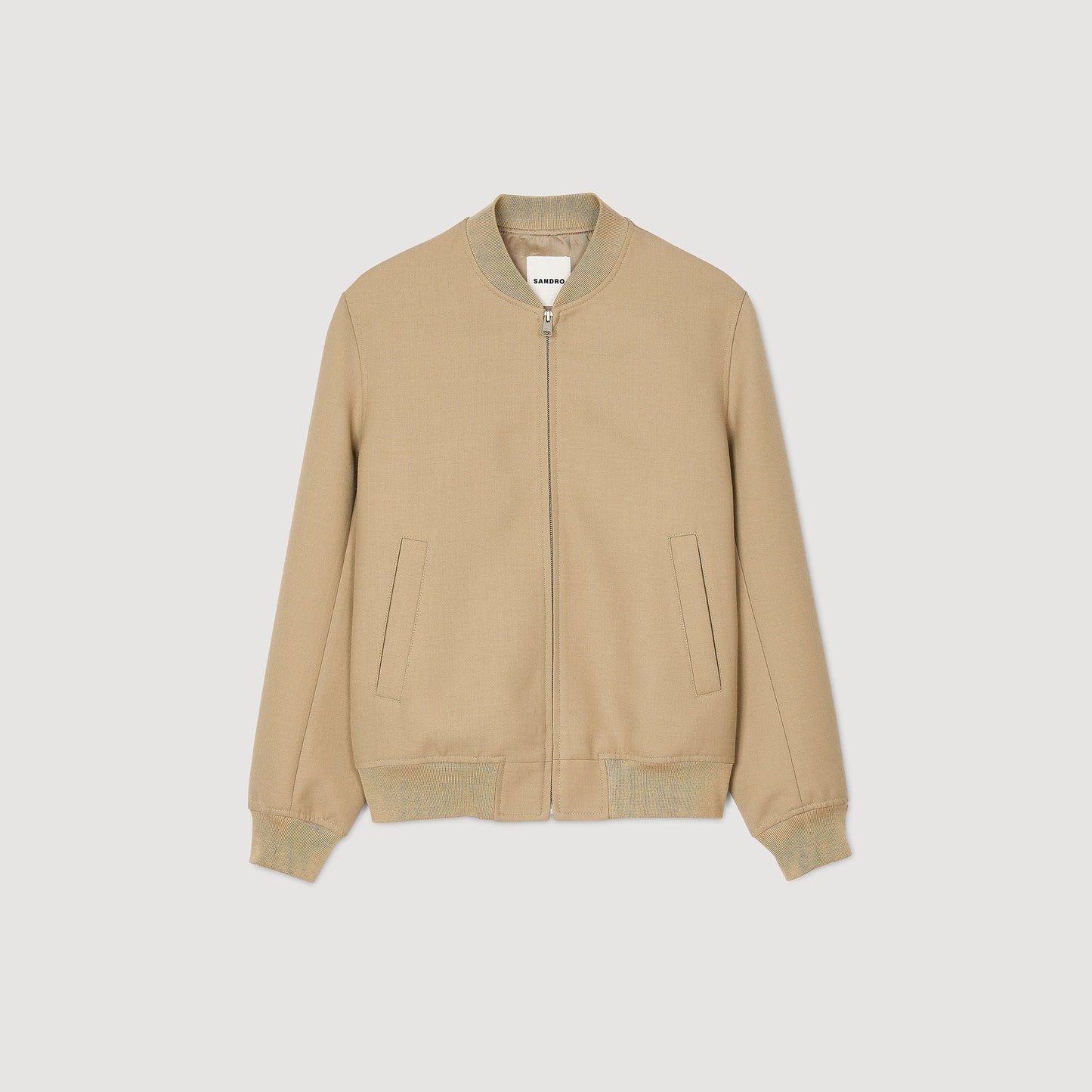 Sandro Zip-up jacket Nut