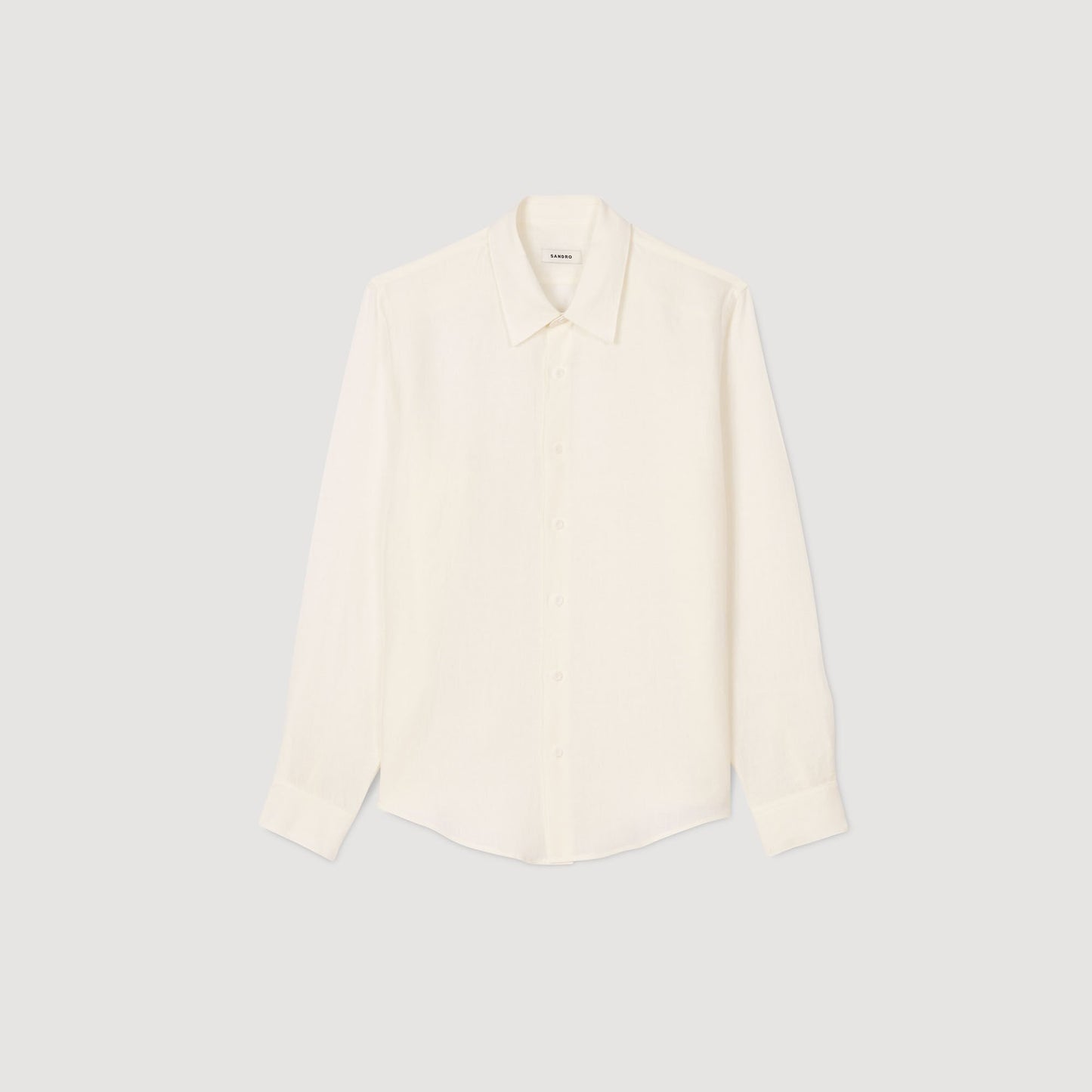 Sandro Linen shirt Ivory.