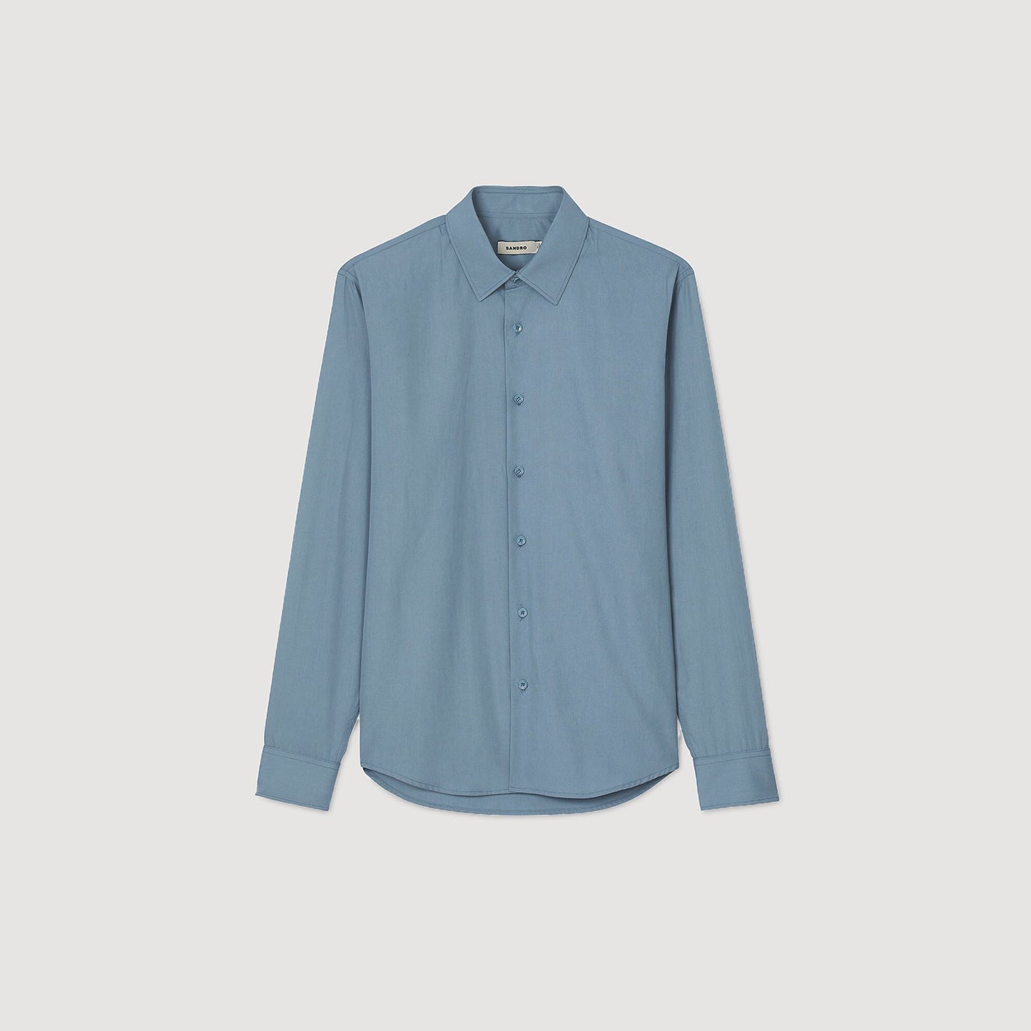 Sandro Plain shirt Thunderstorm Blue