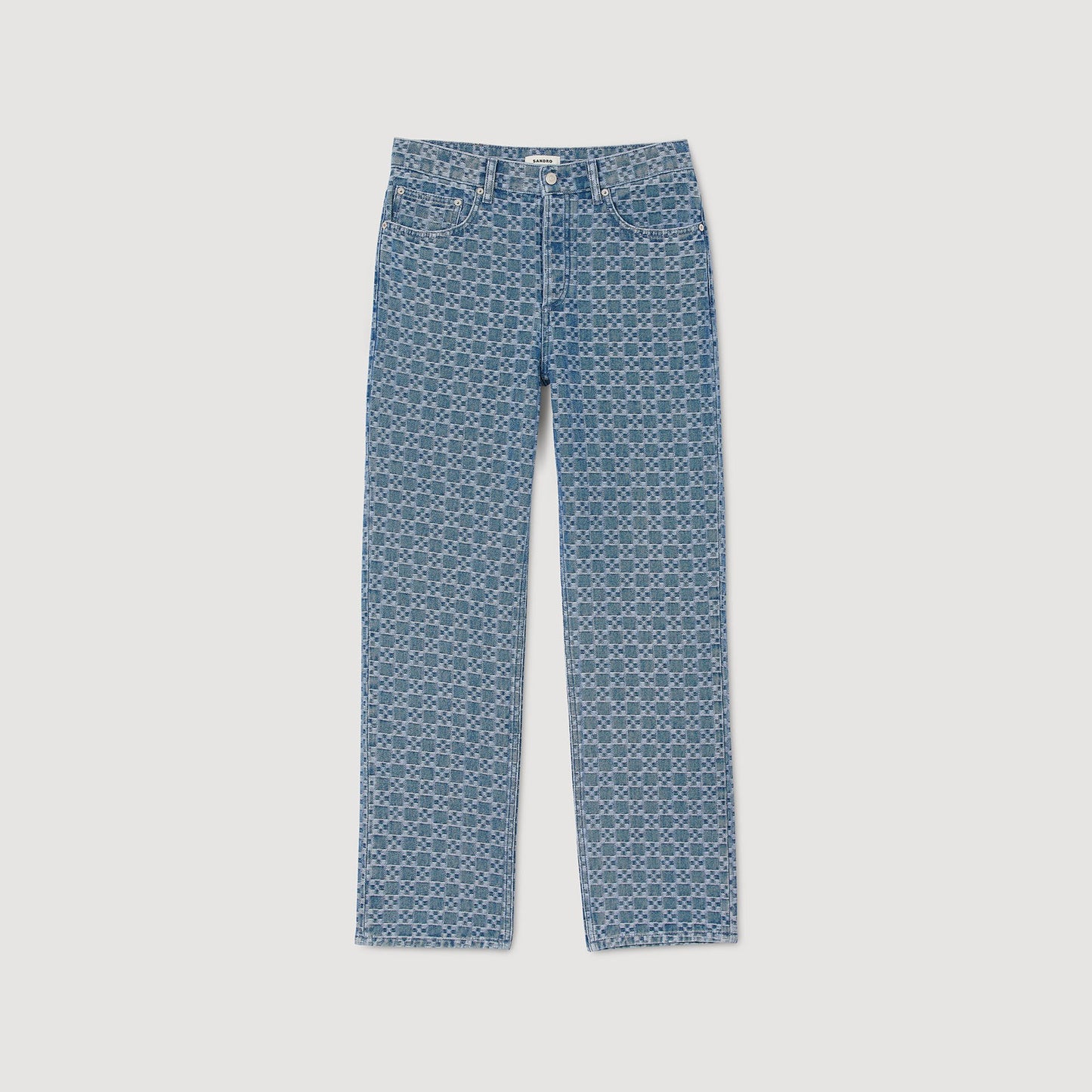 Sandro Regular-fit Square Cross jeans Blue Vintage - Denim