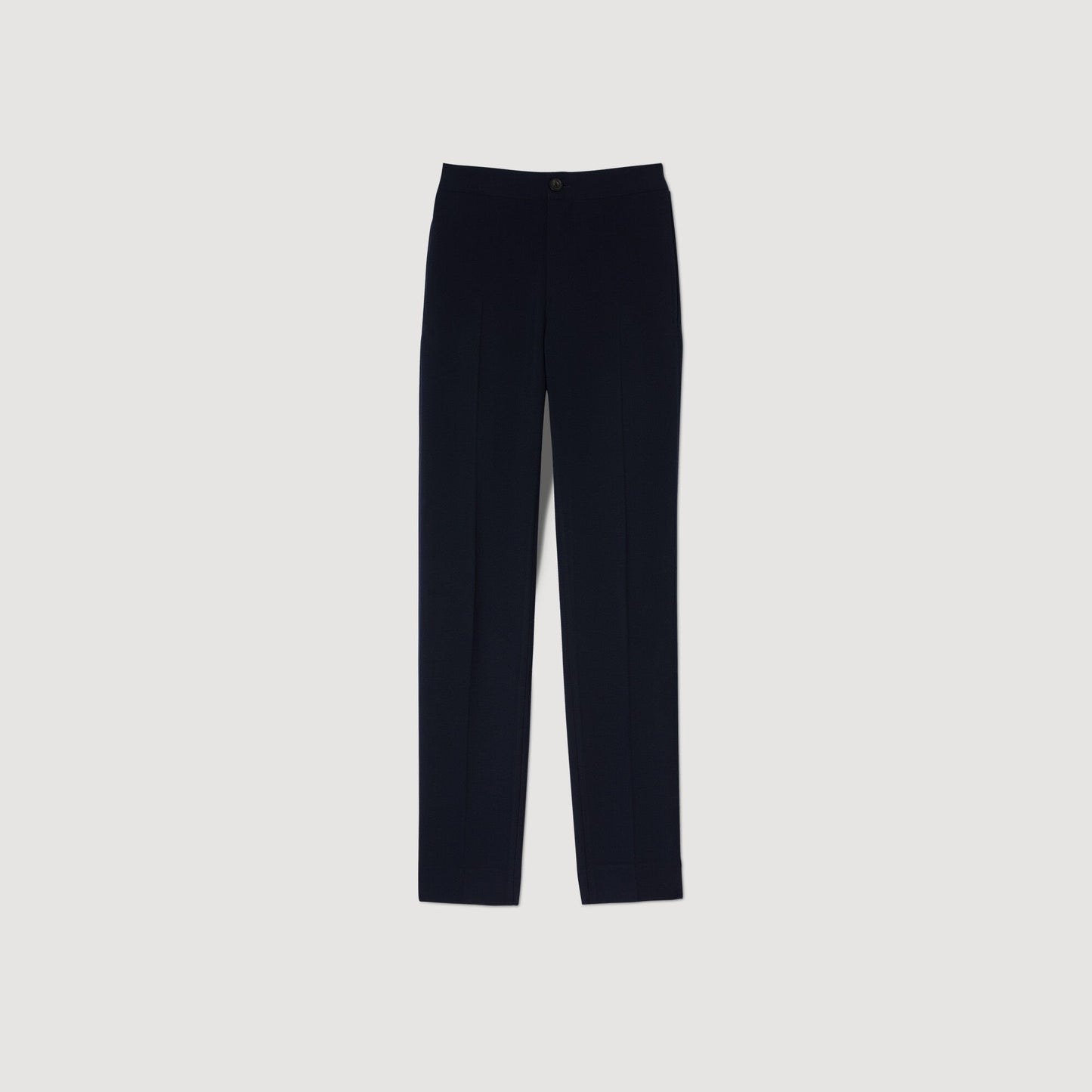 Sandro Jersey trousers Navy Blue