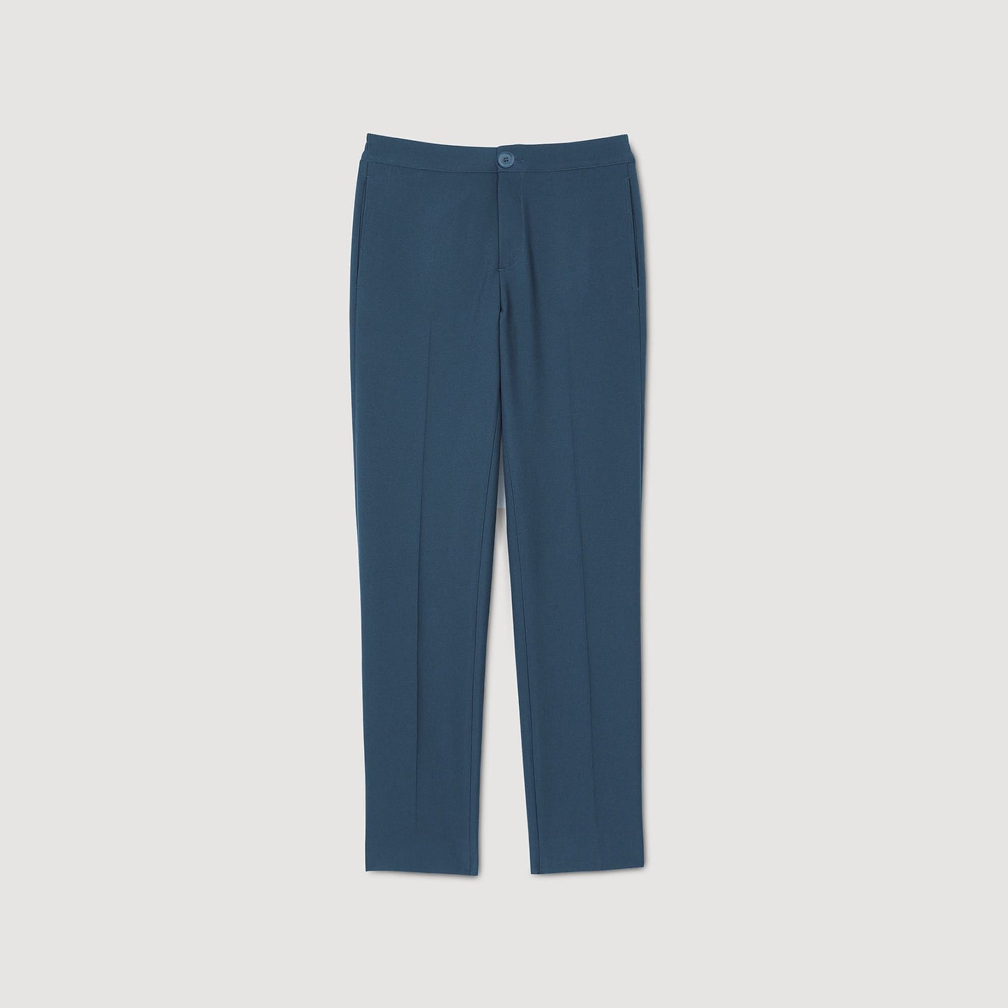Sandro Jersey trousers Thunderstorm Blue