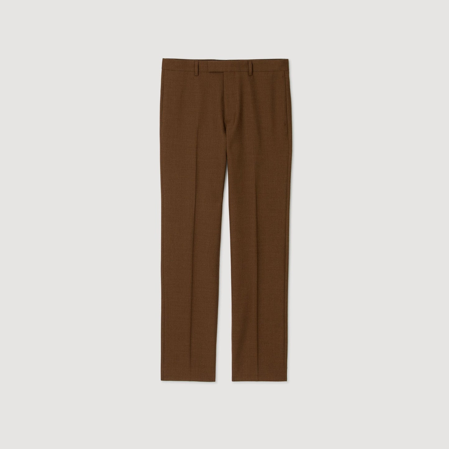 Sandro Wool trousers Tobacco Brown
