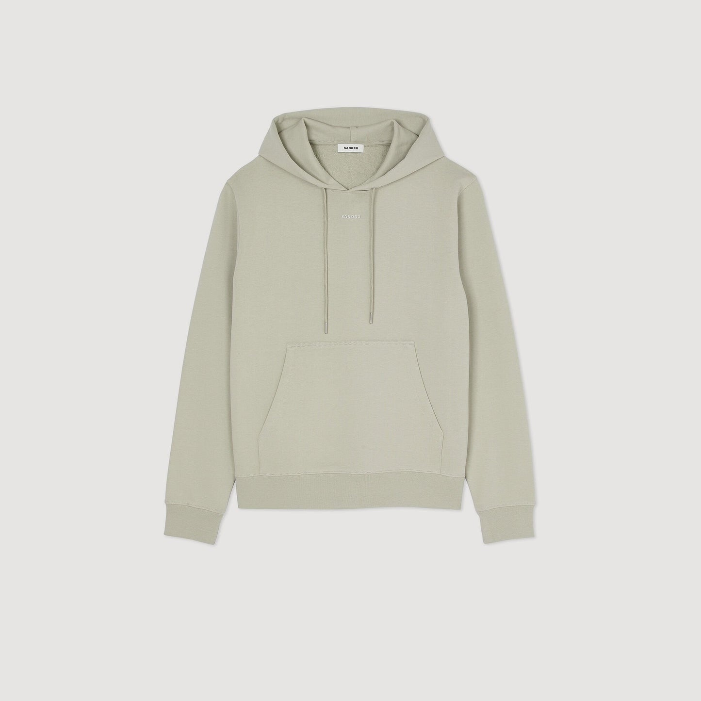 Sandro Logo hoodie Light Kaki.
