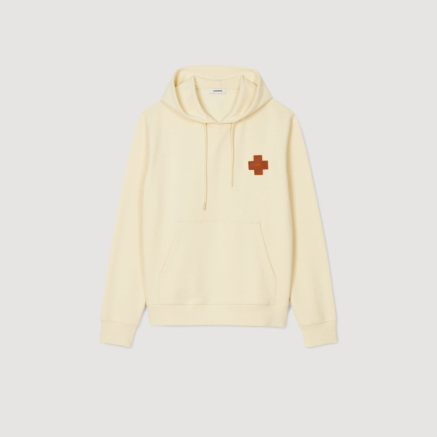 Sandro Square Cross sweatshirt Oats