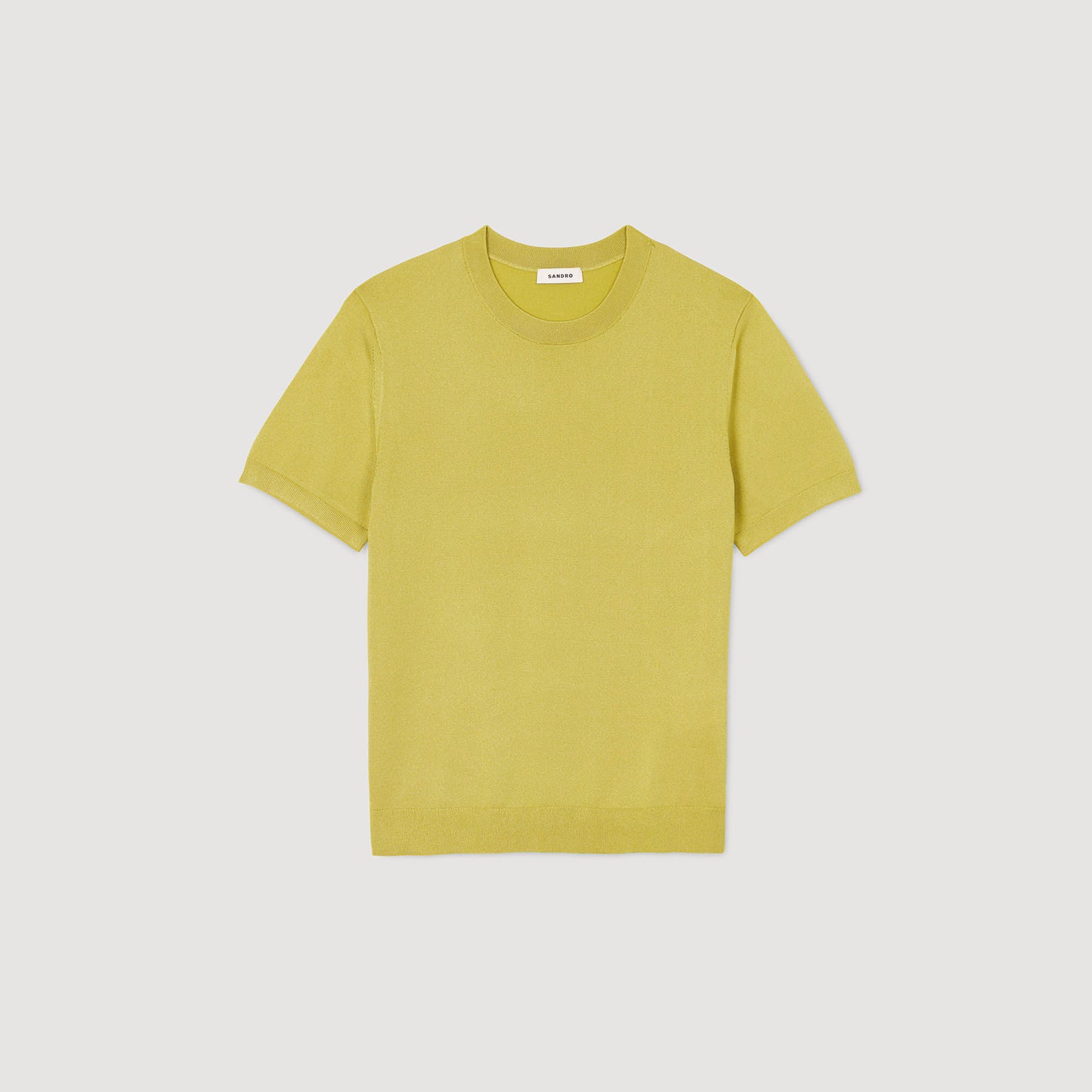 Sandro Knitted T-shirt Super Green