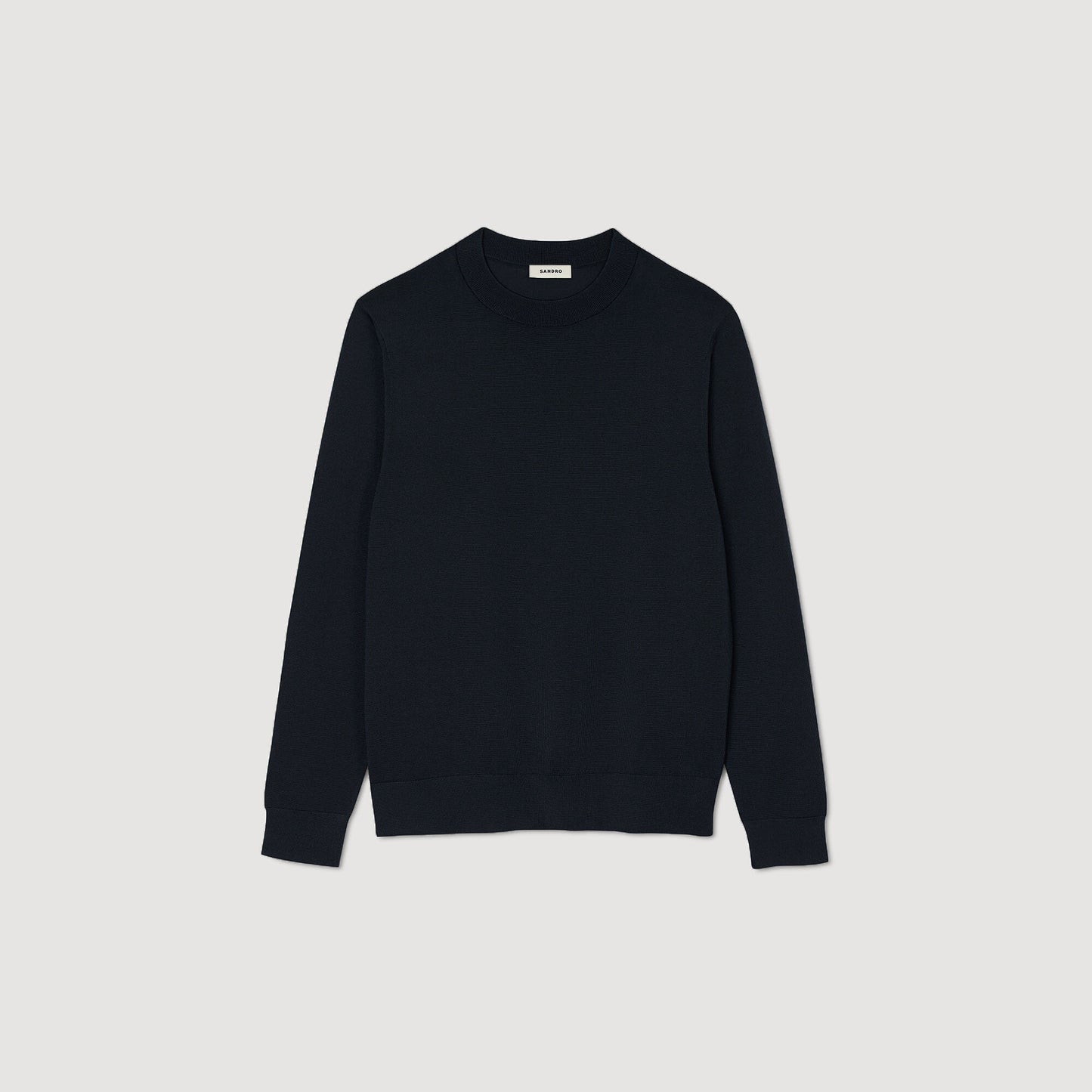 Sandro Fine knit sweater Black