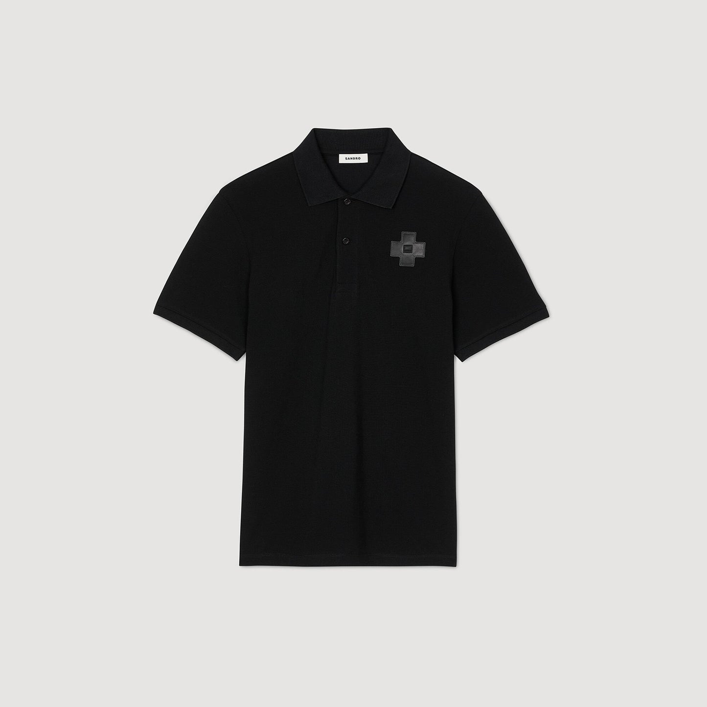 Sandro Cotton polo shirt Black