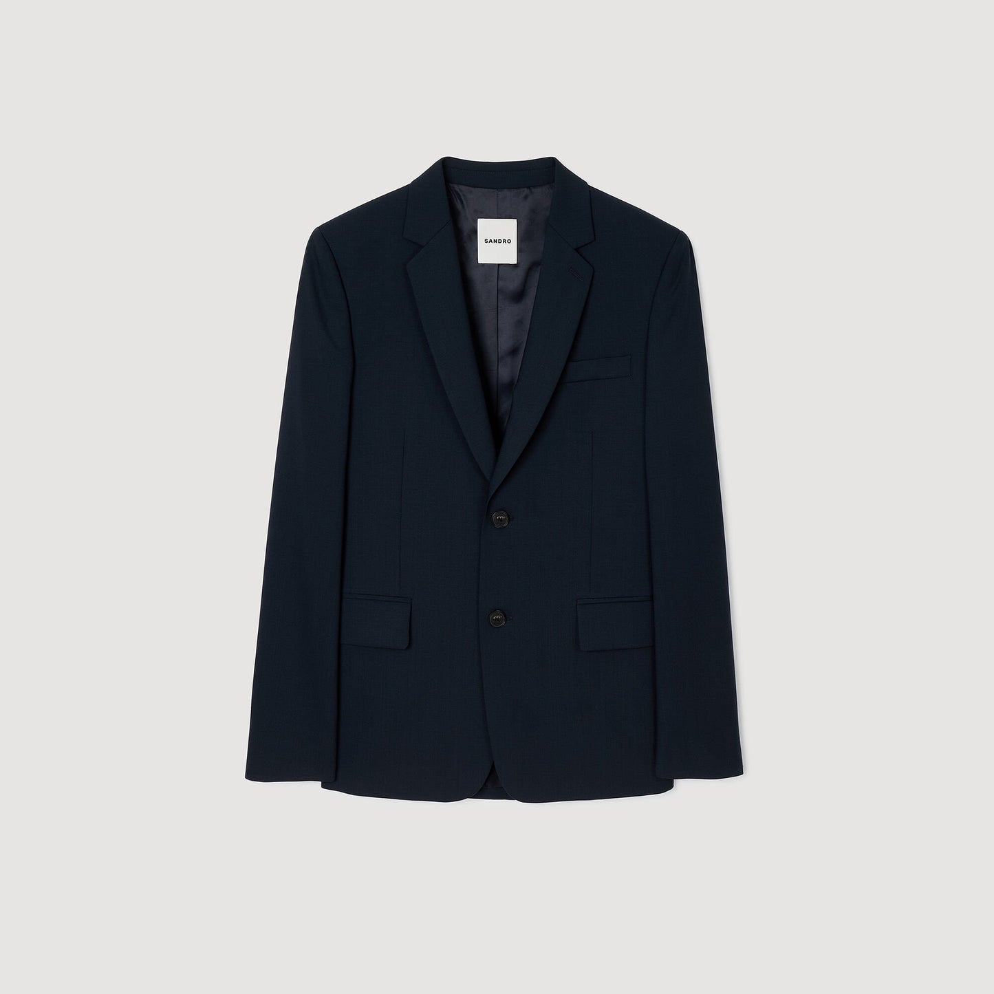 Sandro Wool suit jacket Midnight Blue