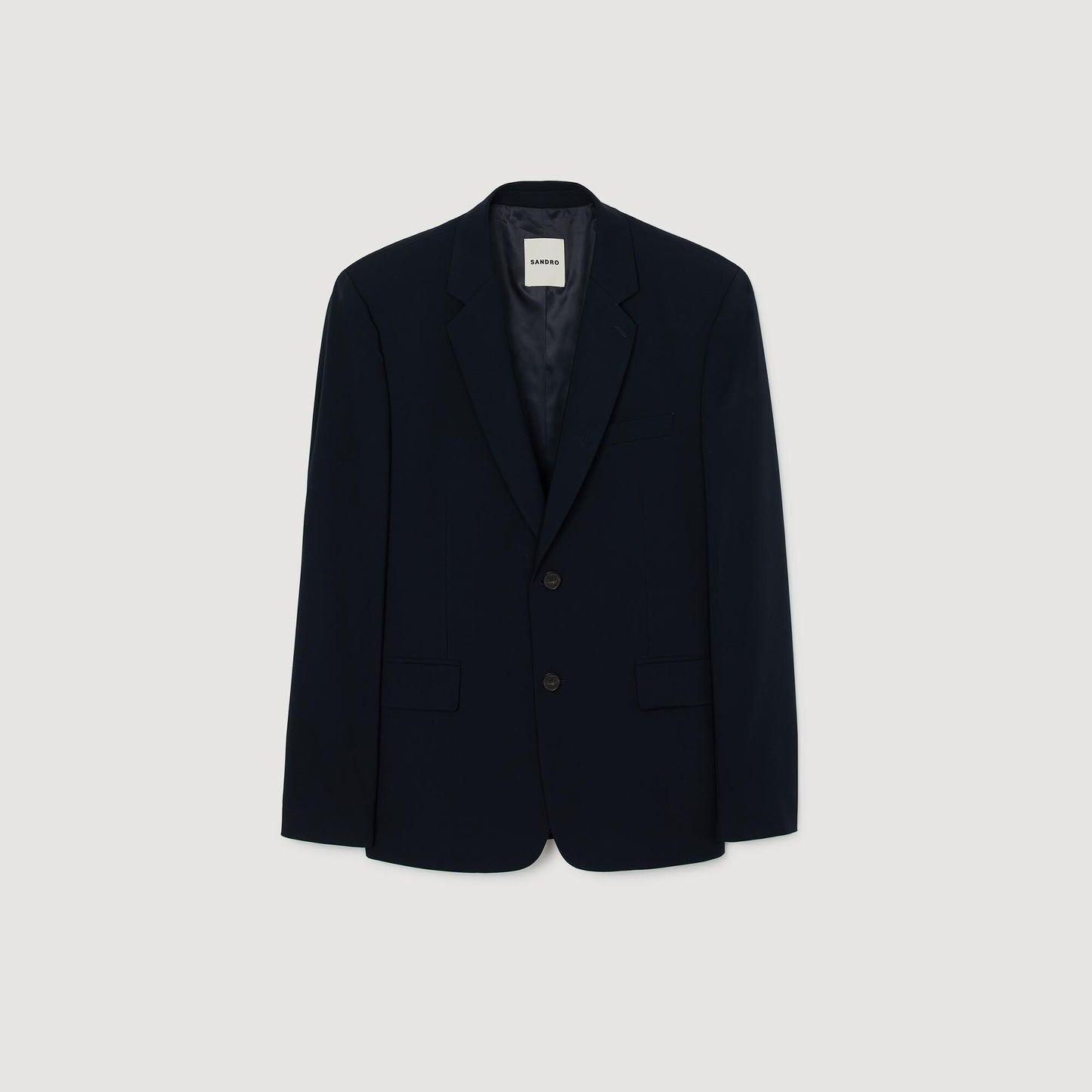Sandro Wool suit jacket Navy Blue