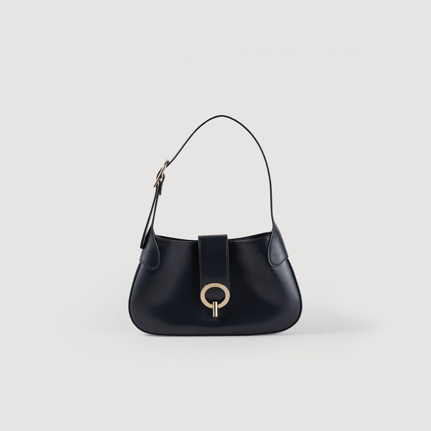 Sandro Janet bag in certified leather Black