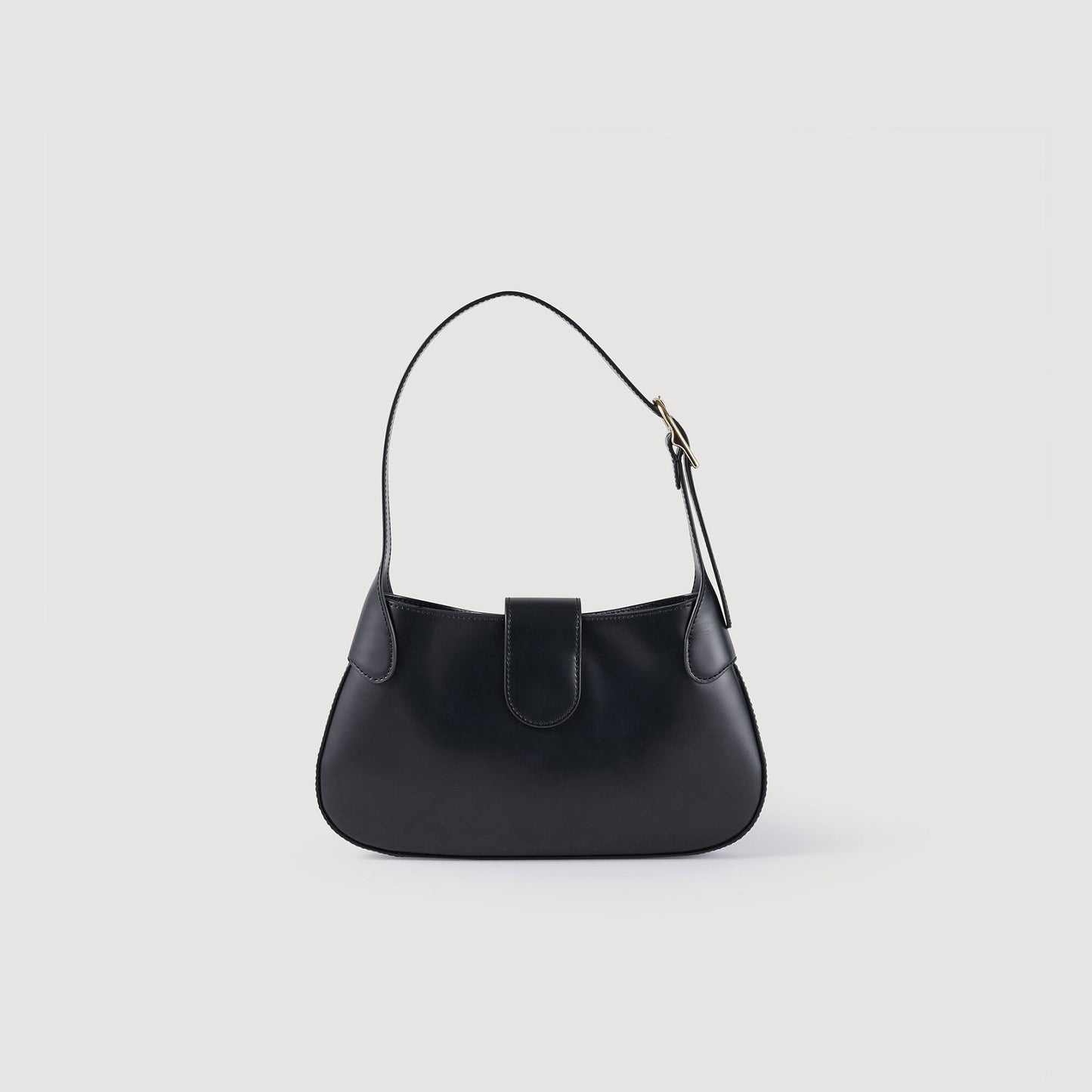 Sandro Janet bag in certified leather Black