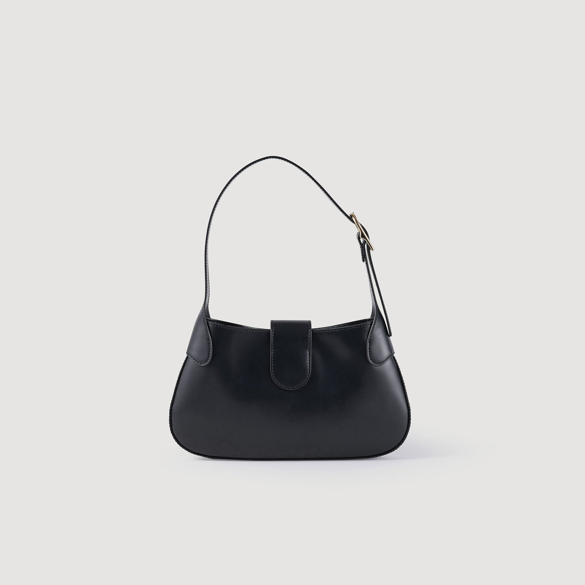 Sandro Janet bag in certified leather Black