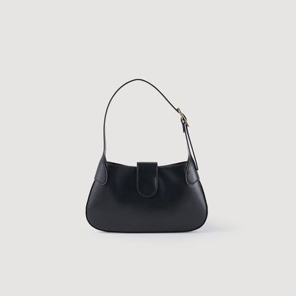 Sandro Janet bag in certified leather Black