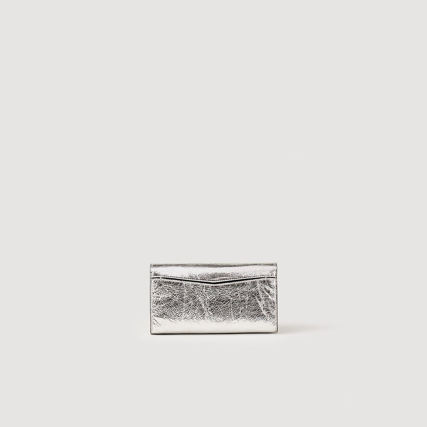 Sandro Yza Pocket clutch bag Silver