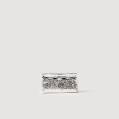 Sandro Yza Pocket clutch bag Silver