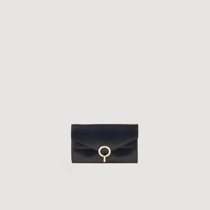Sandro Yza Pocket clutch bag Black