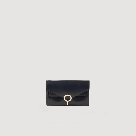 Sandro Yza Pocket clutch bag Black