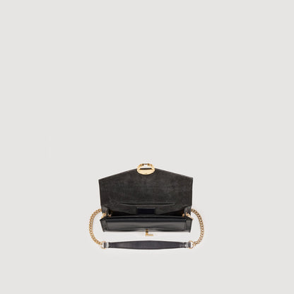 Sandro Yza Pocket clutch bag Black