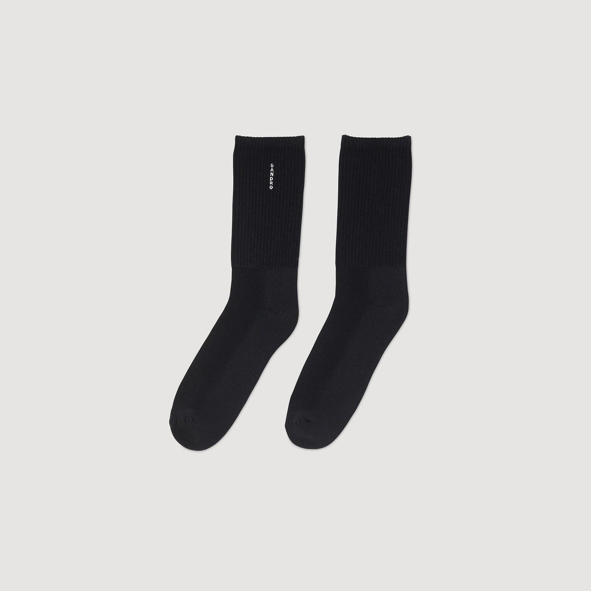 Sandro Cotton socks Black