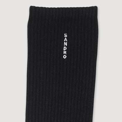 Sandro Cotton socks Black