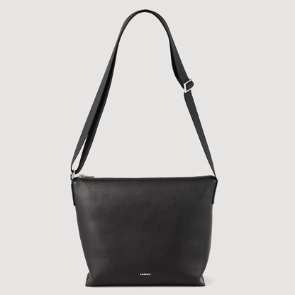 Sandro Grained leather satchel Black