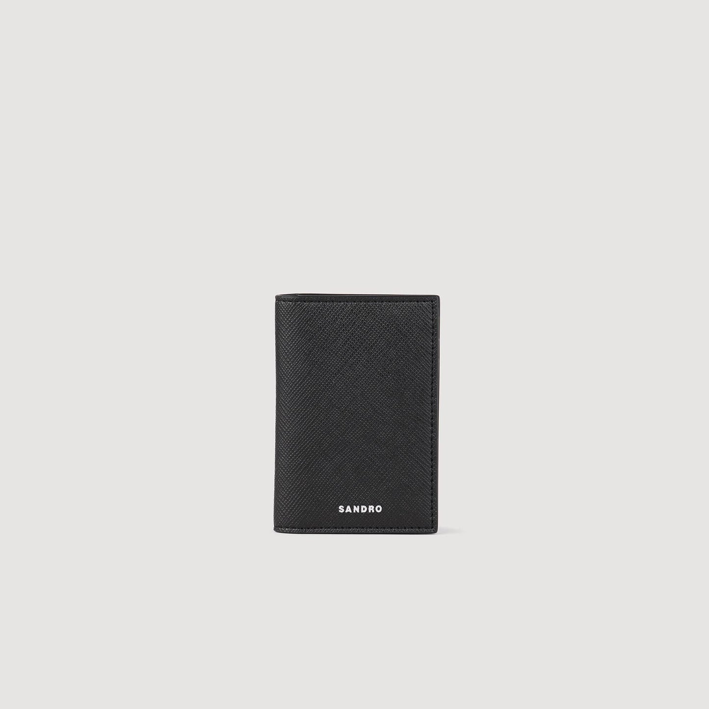 Sandro Reconstituted leather leather wallet Black