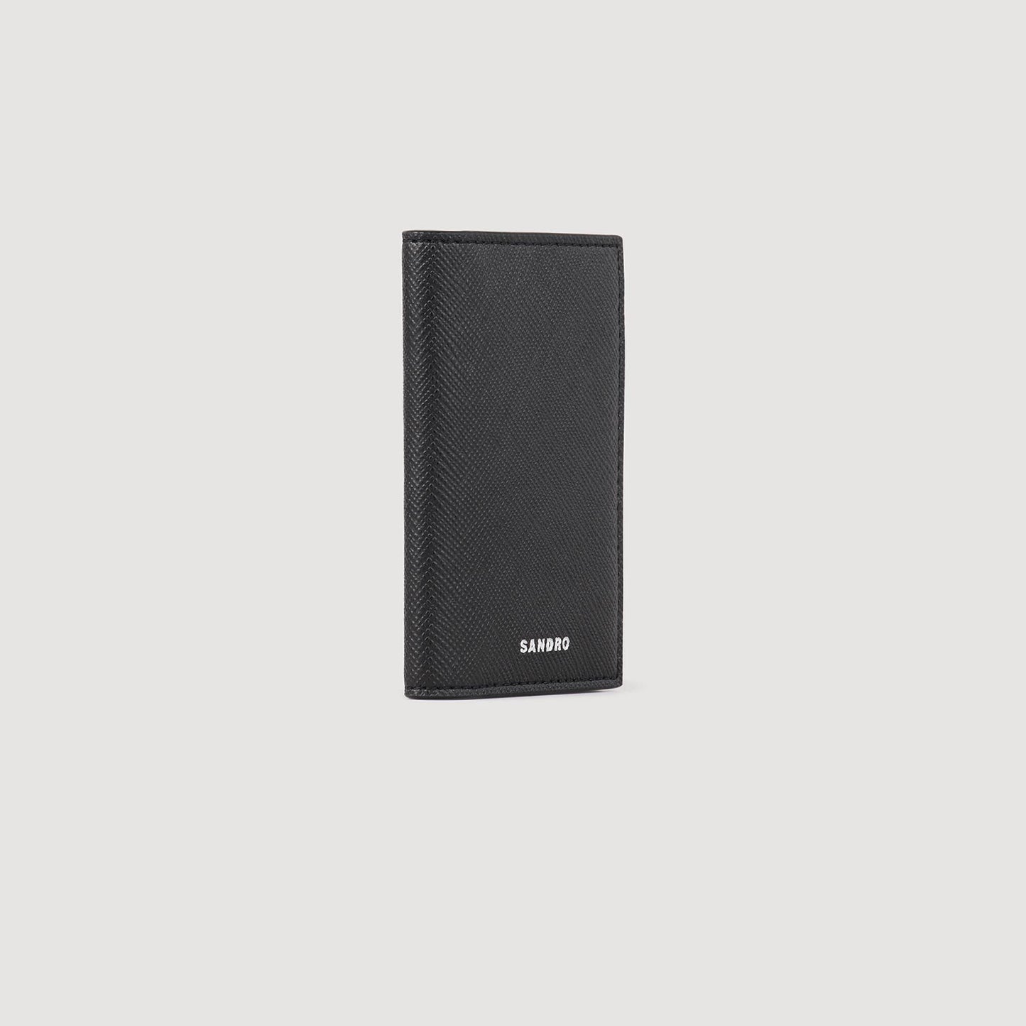 Sandro Reconstituted leather leather wallet Black