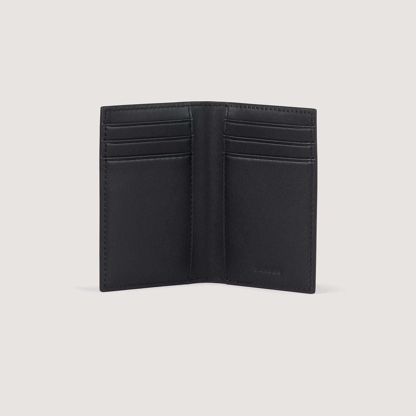 Sandro Reconstituted leather leather wallet Black