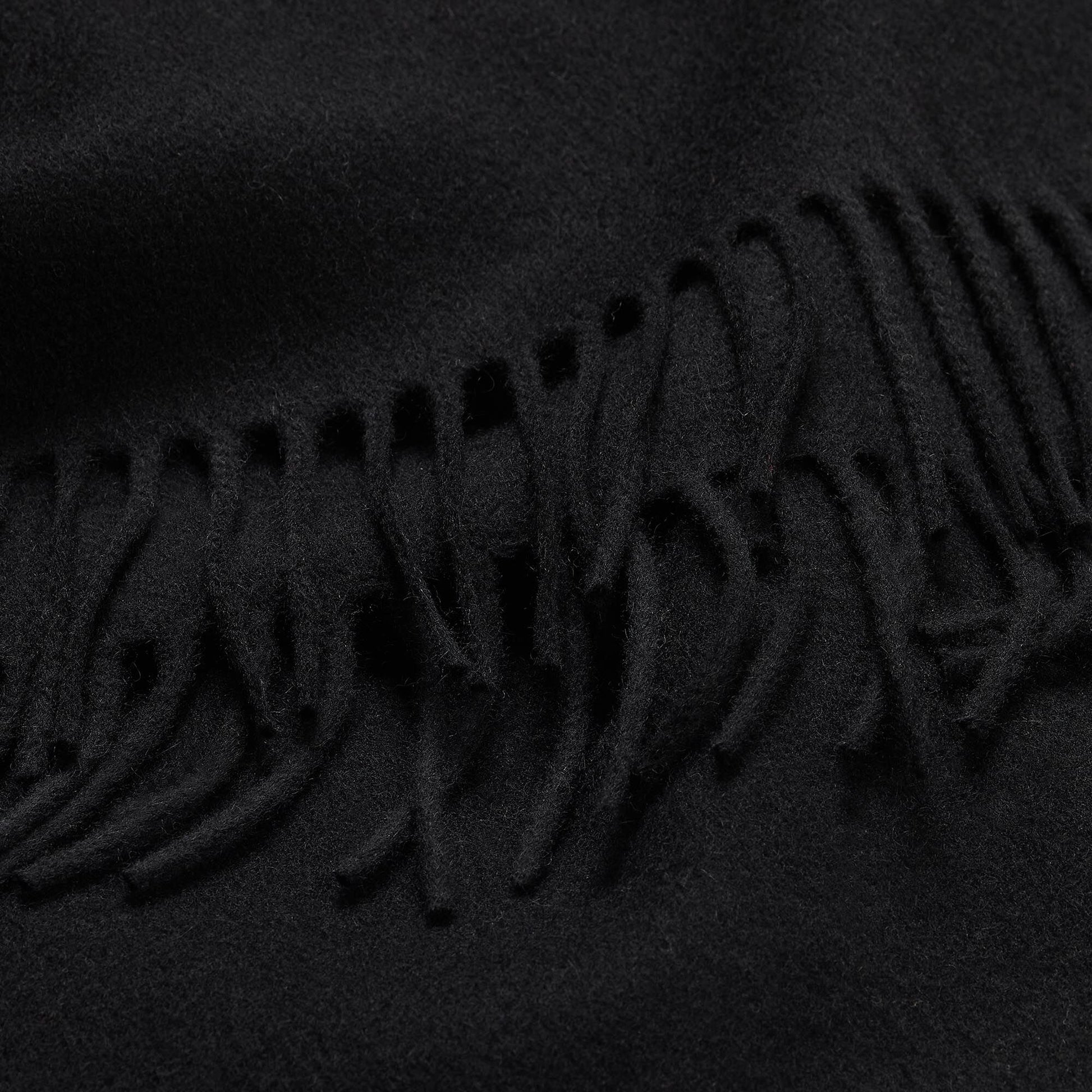 Sandro Wool and cashmere scarf Black