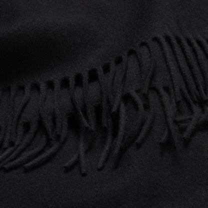 Sandro Wool and cashmere scarf Black