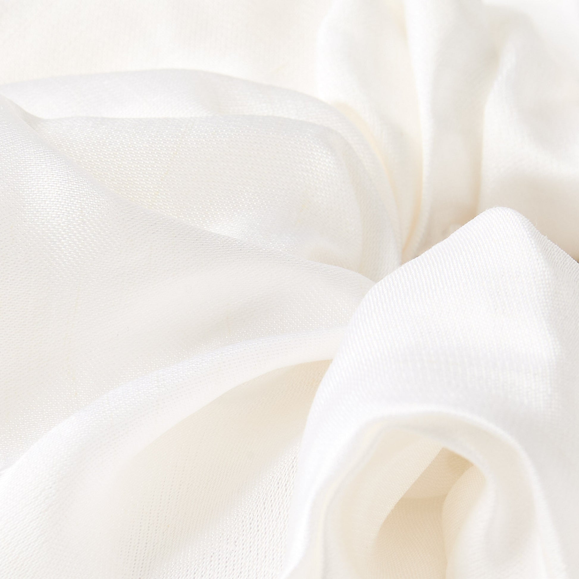 Sandro Satin-effect scrunchie Ecru