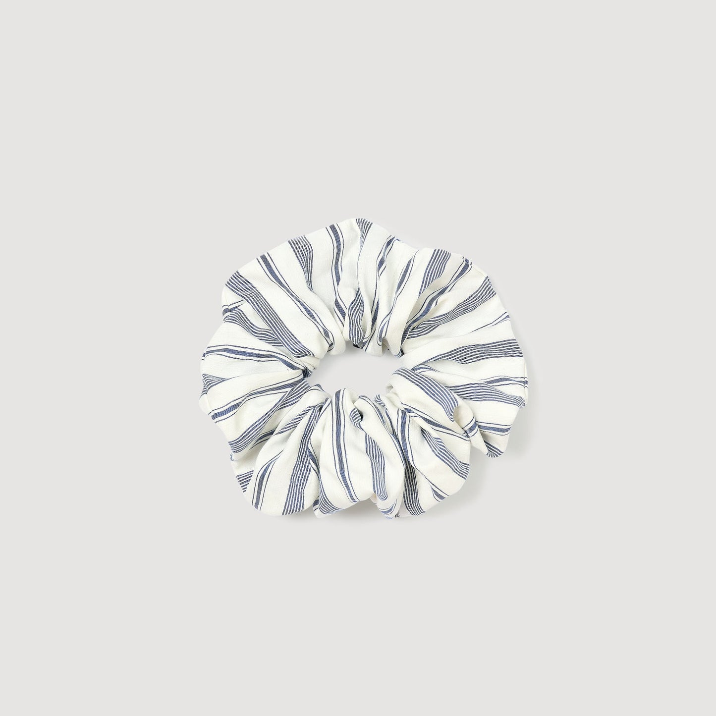 Sandro Striped scrunchie Blue / Ecru