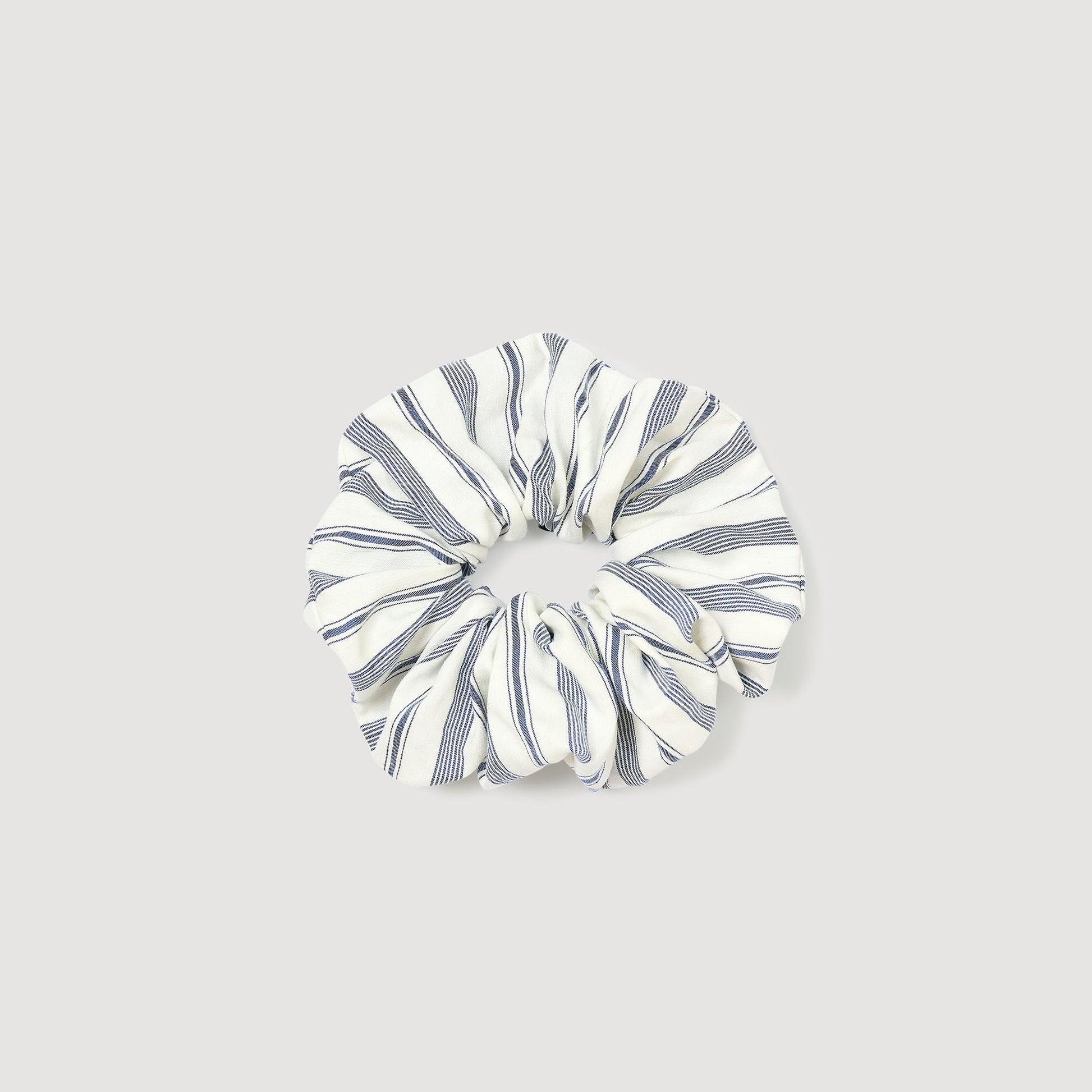 Sandro Striped scrunchie Blue / Ecru