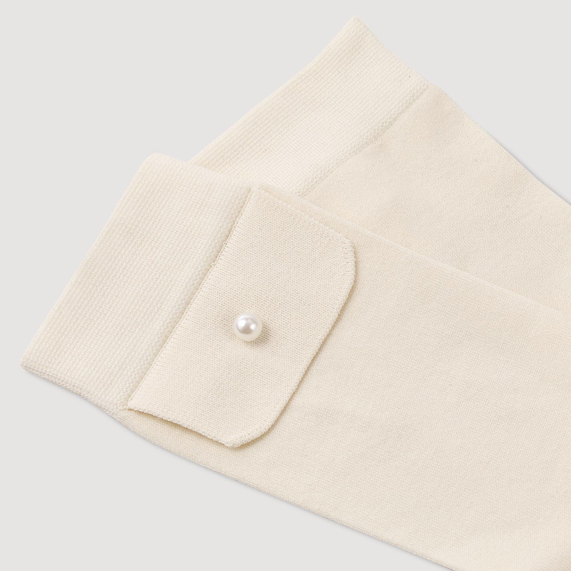Sandro Socks with bead detail Ecru