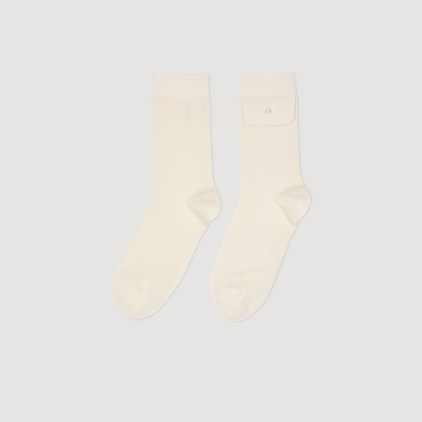 Sandro Socks with bead detail Ecru