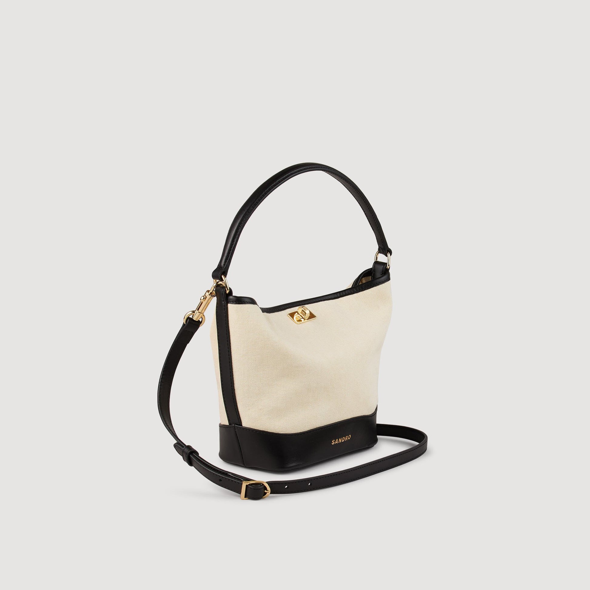 Sandro Tangoso small bag Ecru / Black