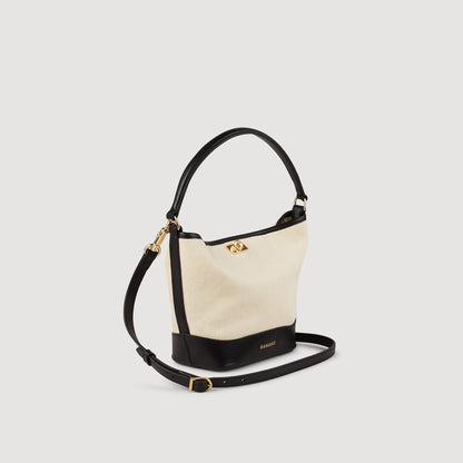 Sandro Tangoso small bag Ecru / Black