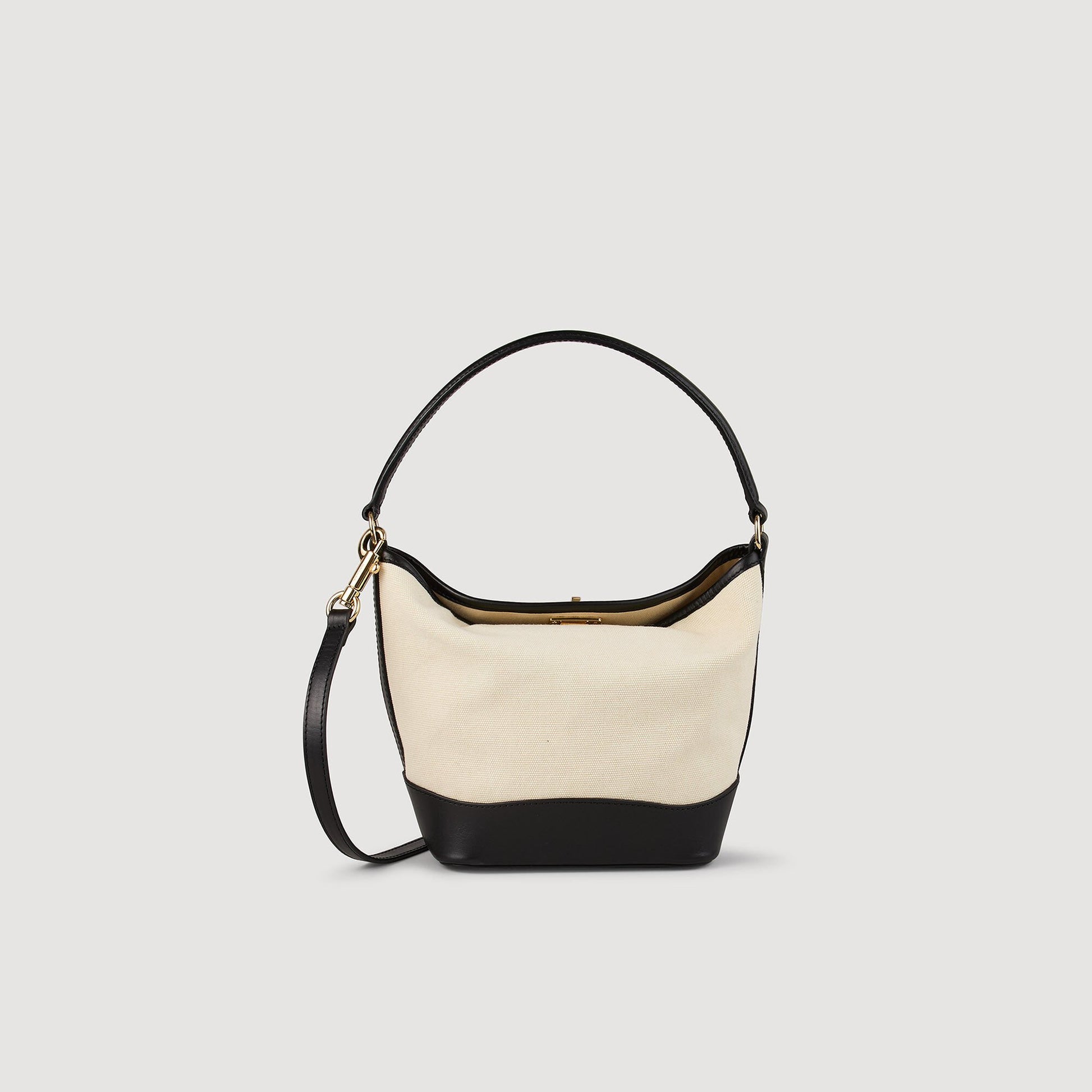 Sandro Tangoso small bag Ecru / Black