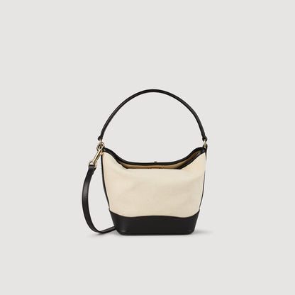 Sandro Tangoso small bag Ecru / Black