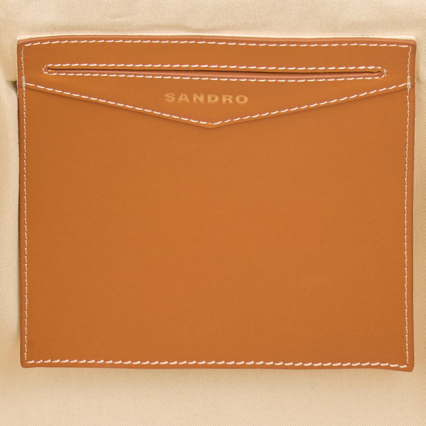 Sandro Canvas tote bag Beige