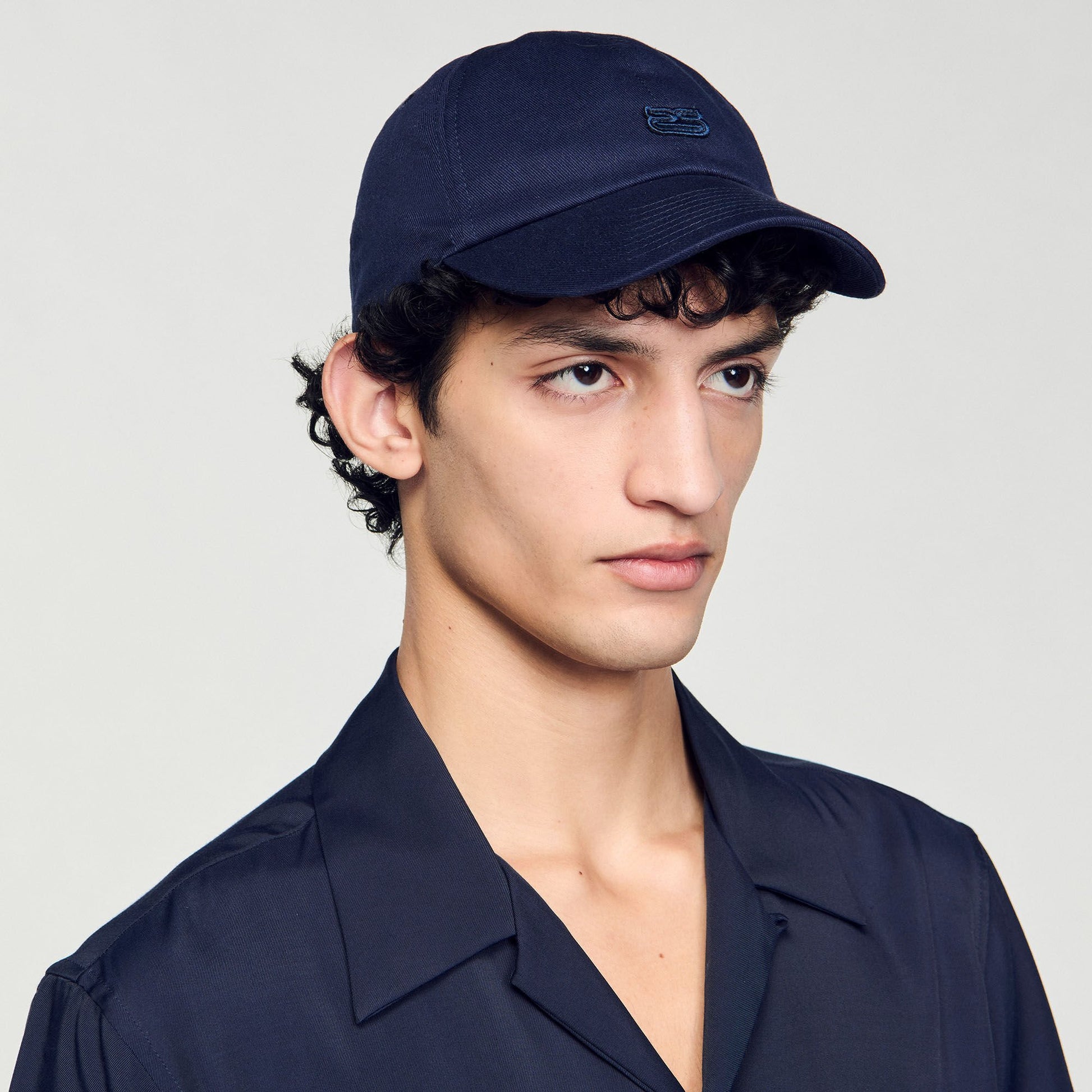 Sandro Cotton cap Navy Blue