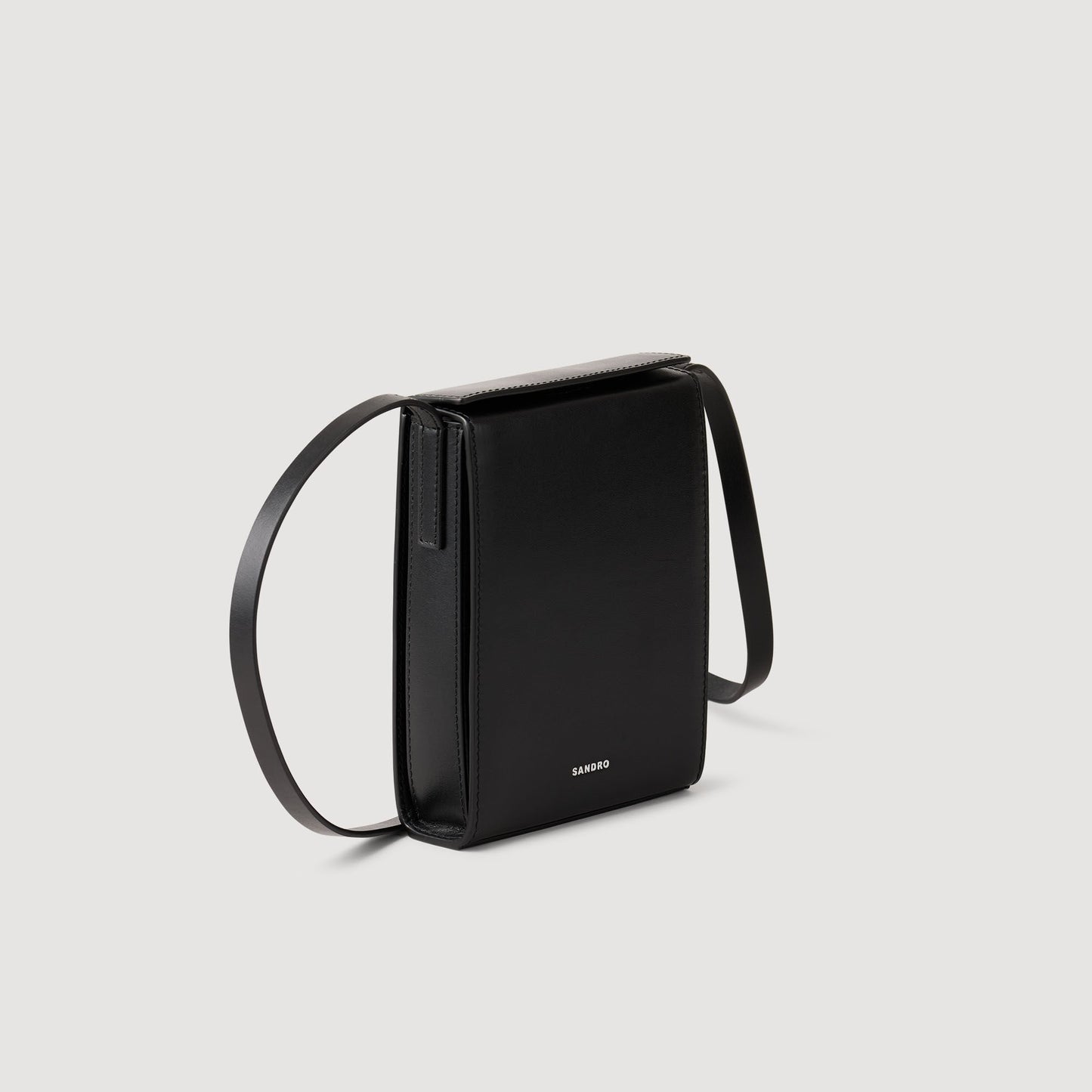 Sandro Leather shoulder bag Black