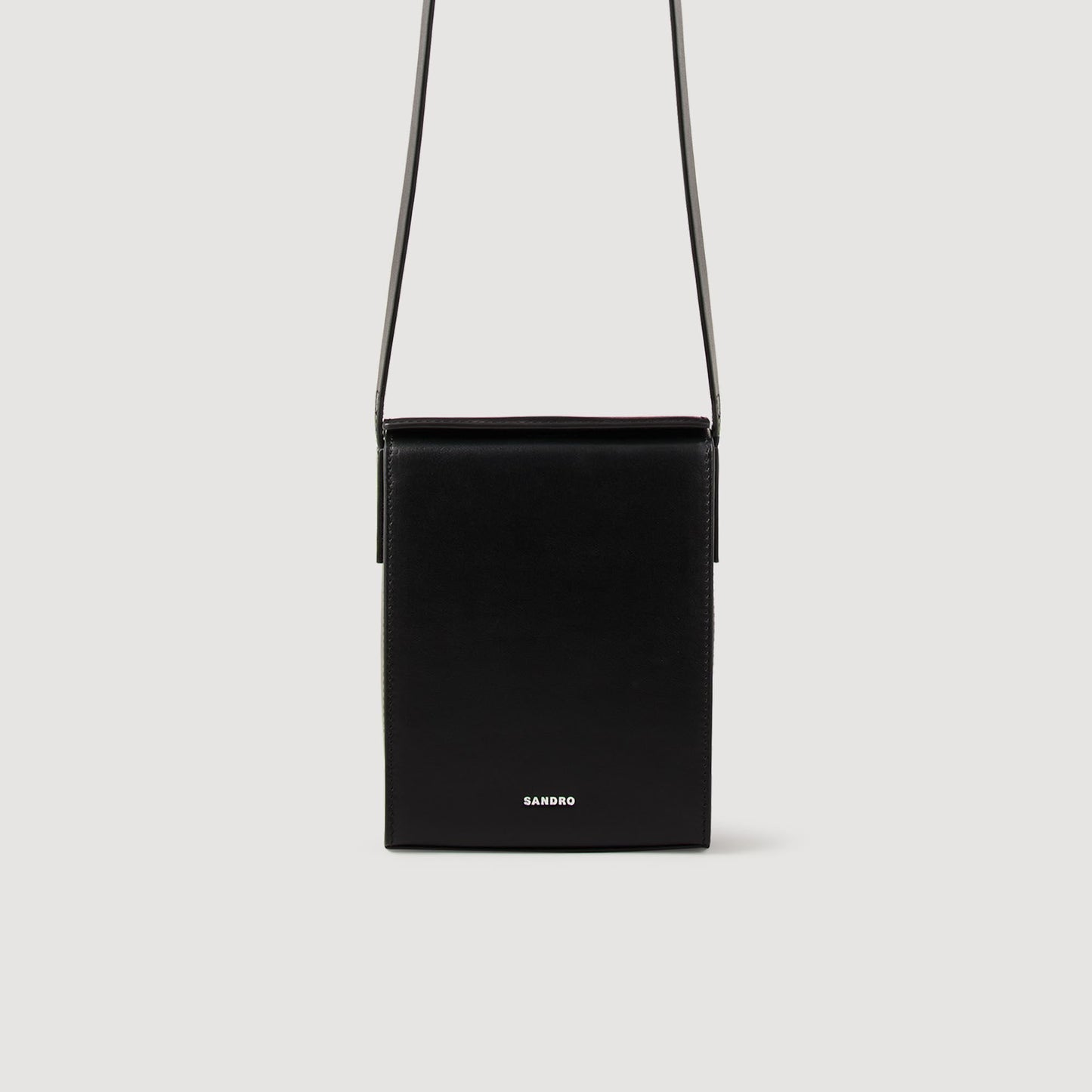 Sandro Leather shoulder bag Black